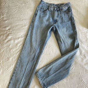 Pacsun John Galt Light Blue Straight Leg Jeans